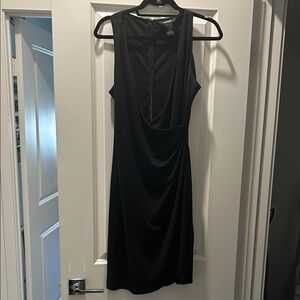Express Elegant Black Sleeveless Mini Dress
